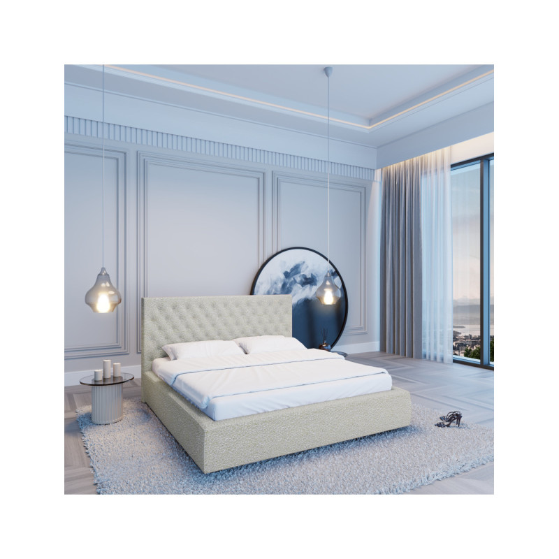 Lit rembourré CELINE avec...