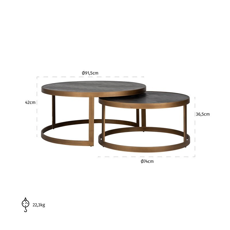 Table Basses Design BLACK