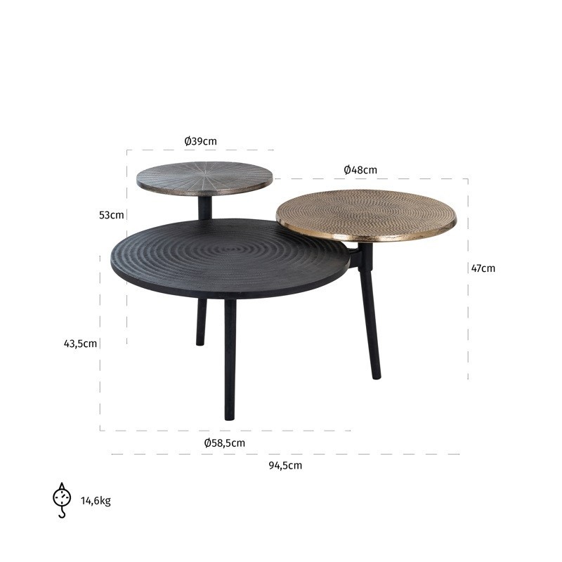 Table Basses Design HARLEY