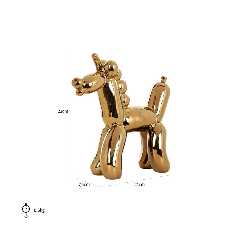 Oggetto decorativo UNICORN Oro