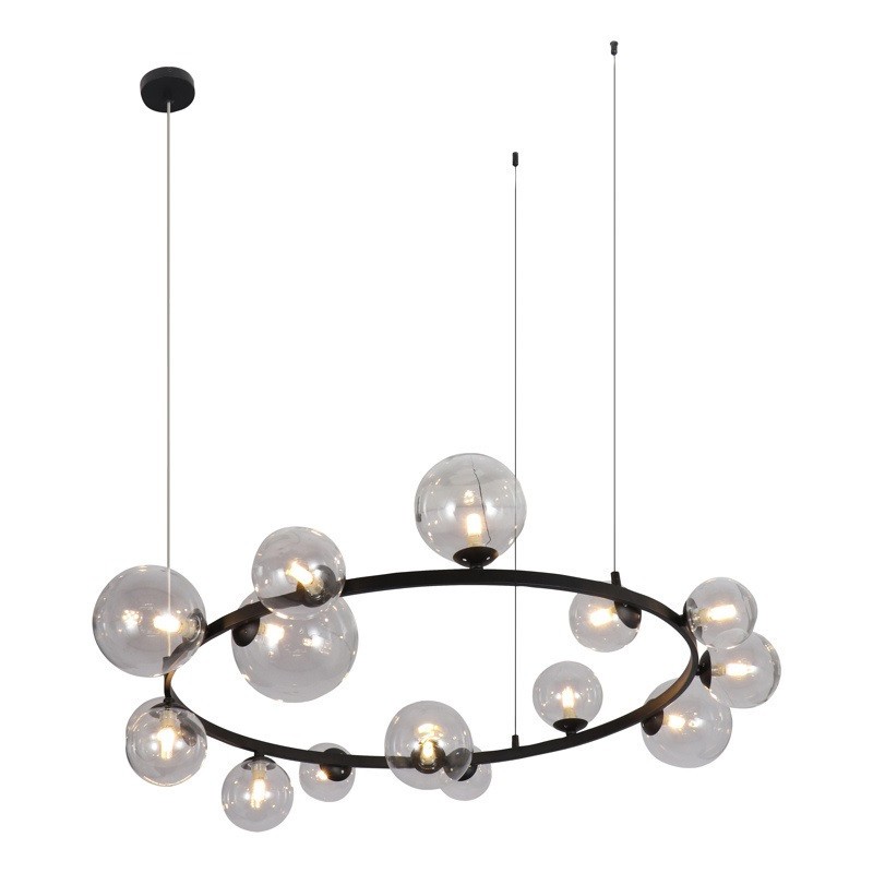 Lampe suspendue JOHNY noir