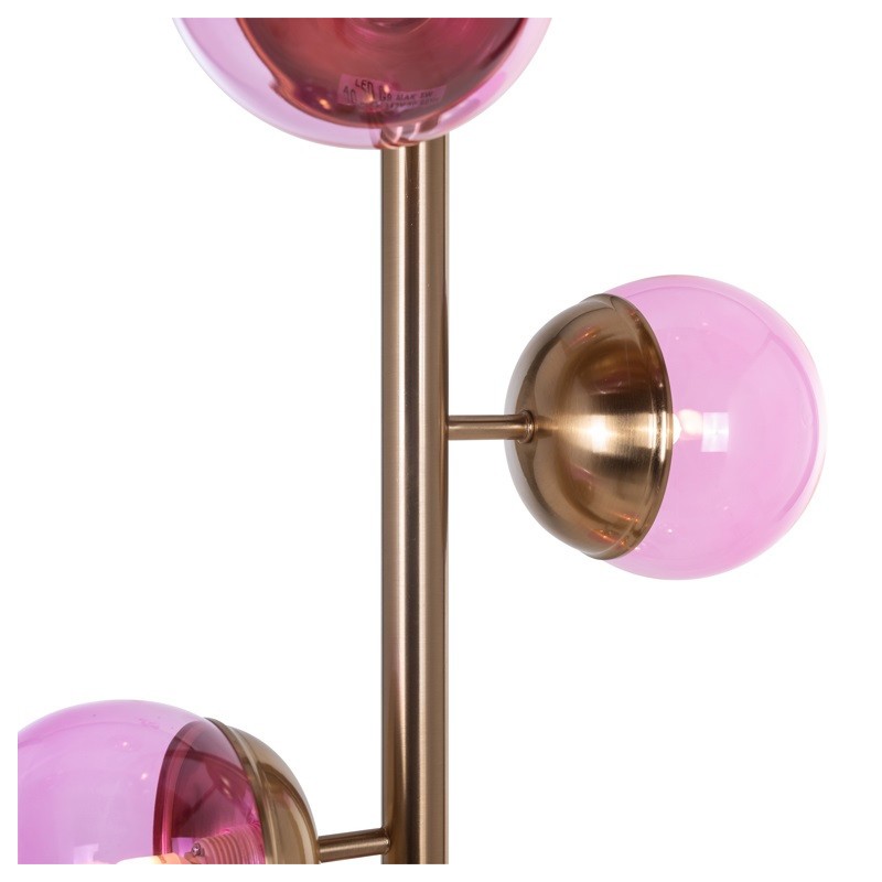 Lampadaire ZOLI rose