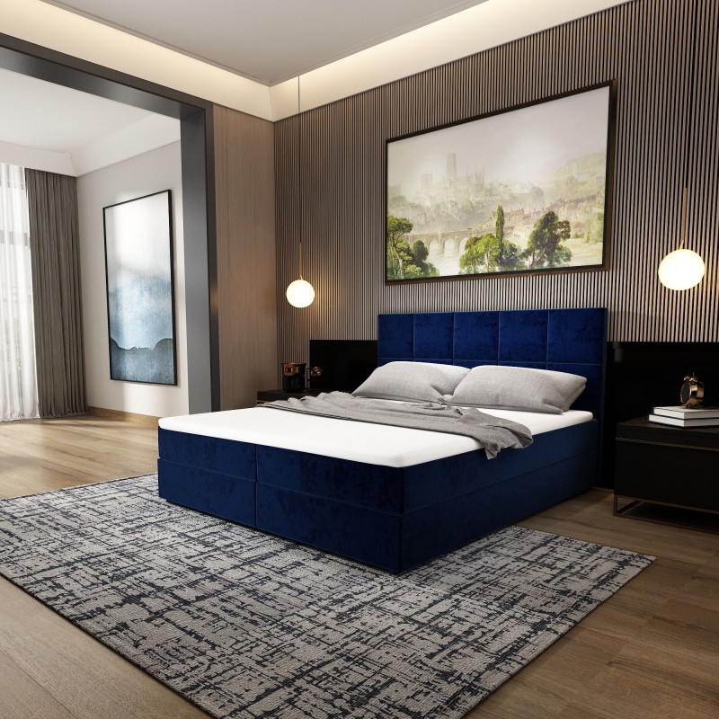 Letto Boxspring BEATRIX con...