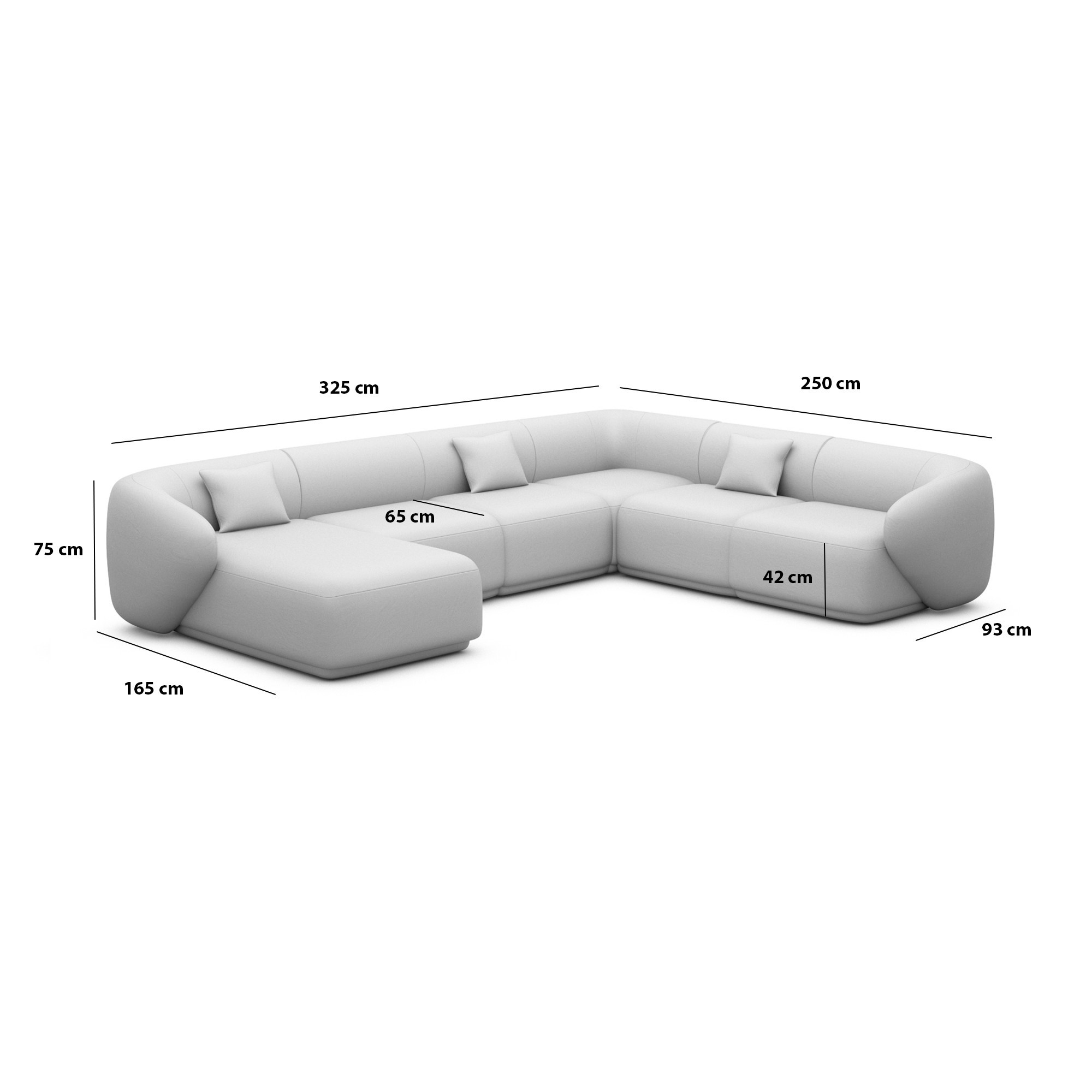 Wohnlandschaft Designersofa MAITANOXXL Sofa bei designDISTRIKT Schweiz